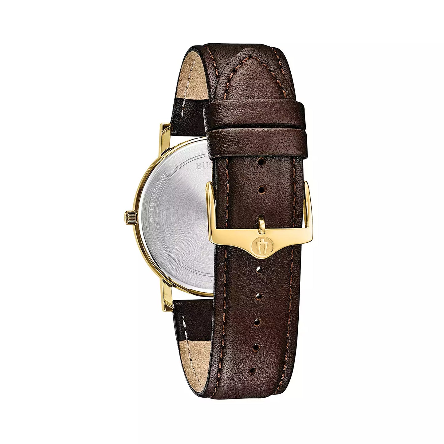 Bulova Classic Blue Dial Leather Men's Watch 97B177