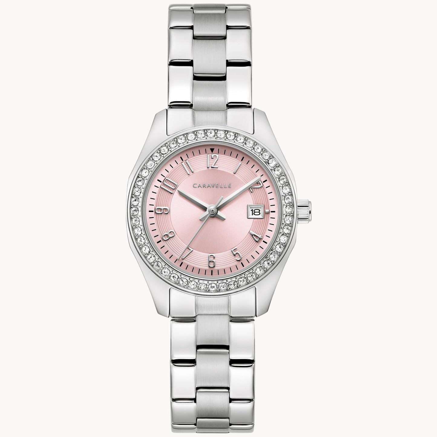Caravelle by Bulova Dress Women's Crystal Accented Watch 43M123