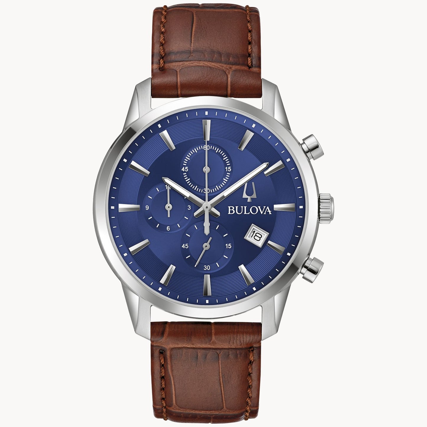 Bulova Sutton Blue Dial Chronograph Men's Watch 96B402