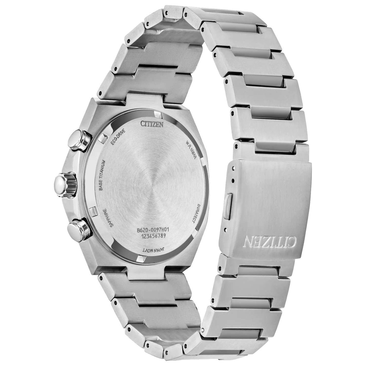 Citizen Zenshin Chrono Silver-Tone Dial Super Titanium Men's Watch CA4610-85A