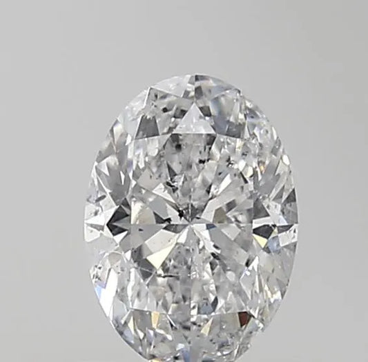 0.70ct Oval Natural Diamond (Colour E, Clarity SI2, Cut VG, IGI Certified)
