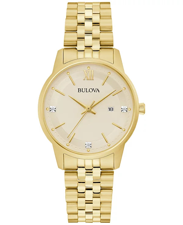 Bulova Classic Diamond Accent Women's Watch 97P155