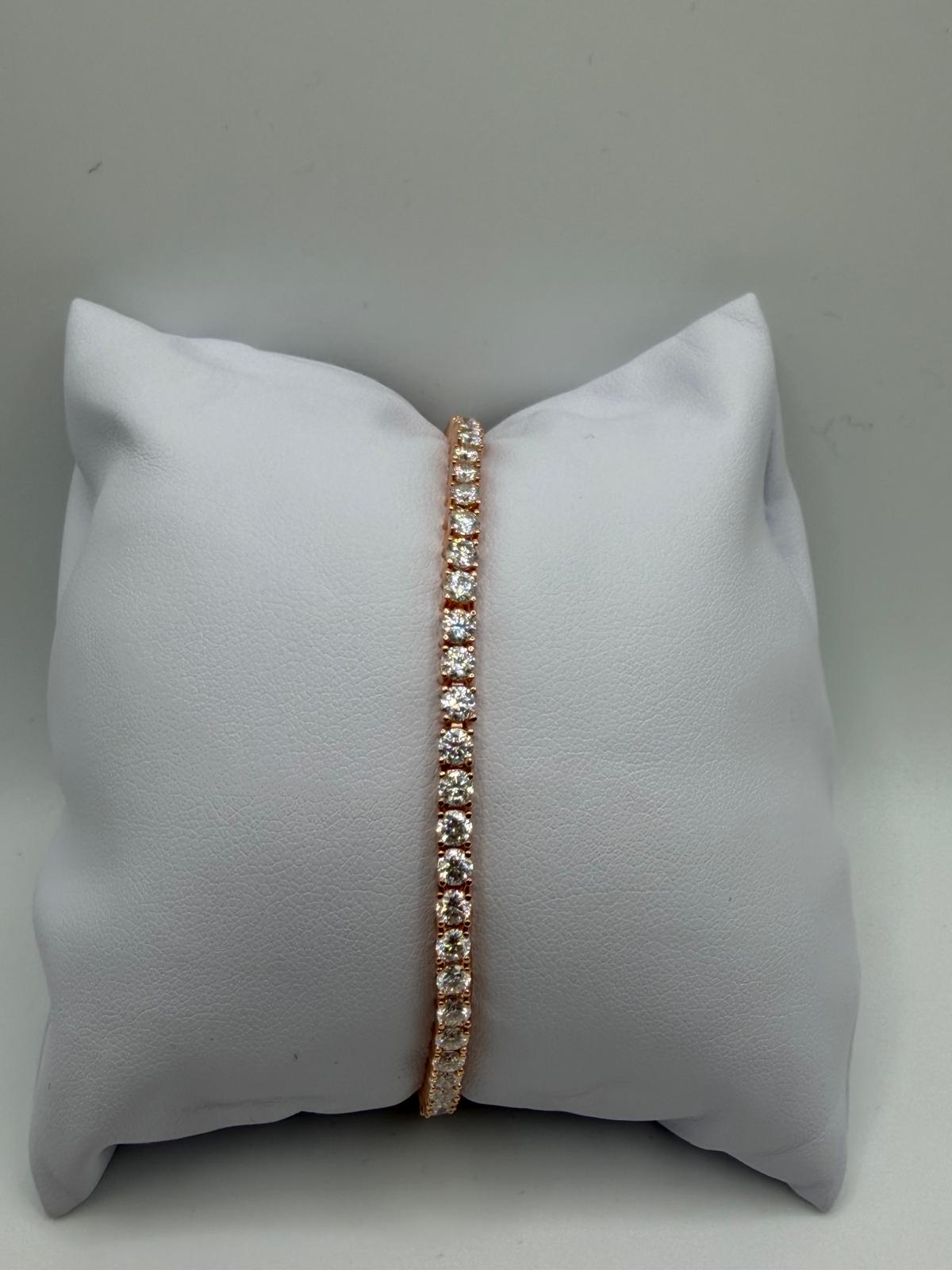 S925 MOISSANITE TENNIS BRACELET