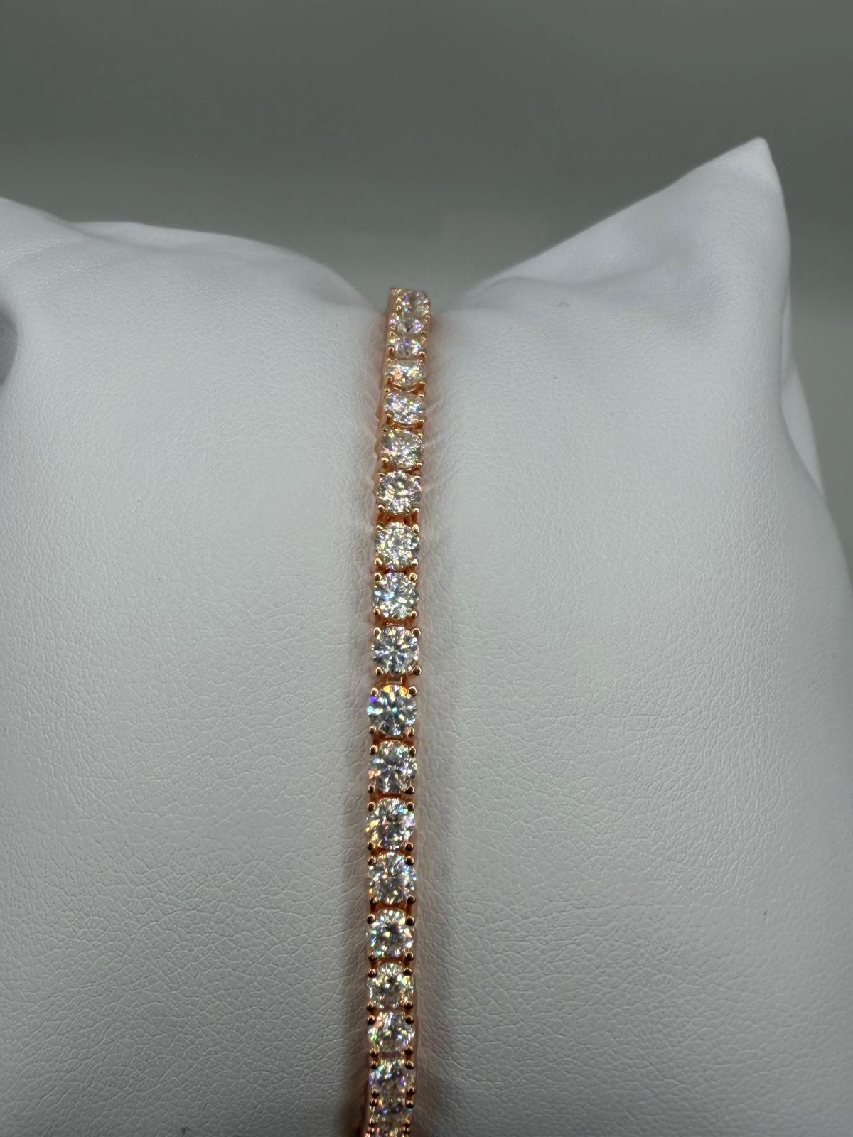 S925 MOISSANITE TENNIS BRACELET