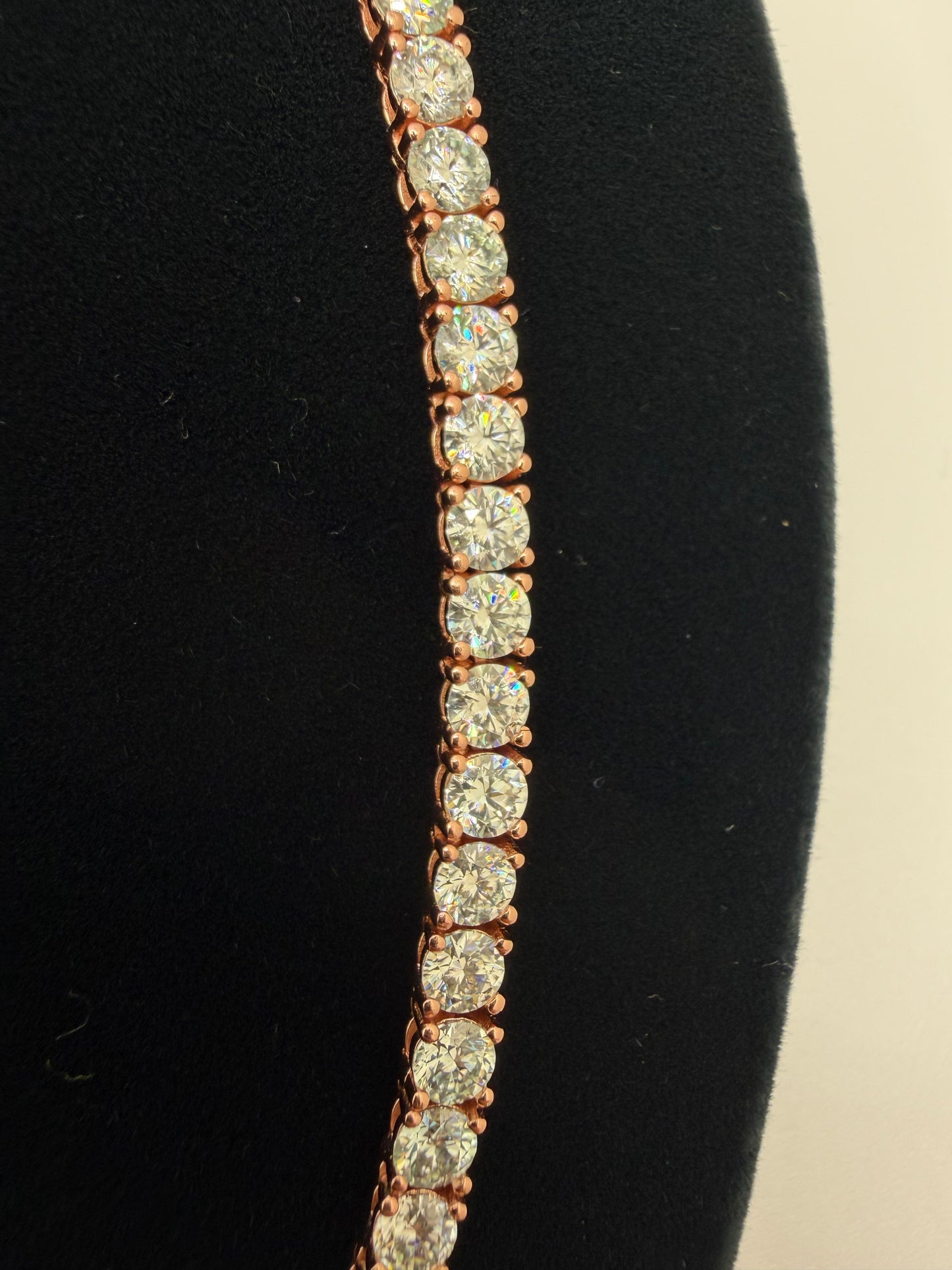 MOISSANITE TENNIS NECKLACE