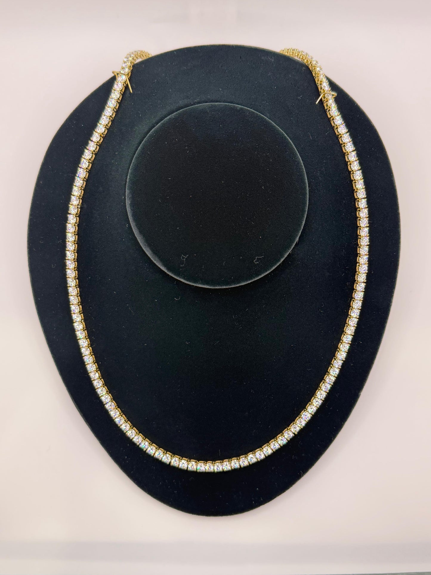 MOISSANITE TENNIS NECKLACE