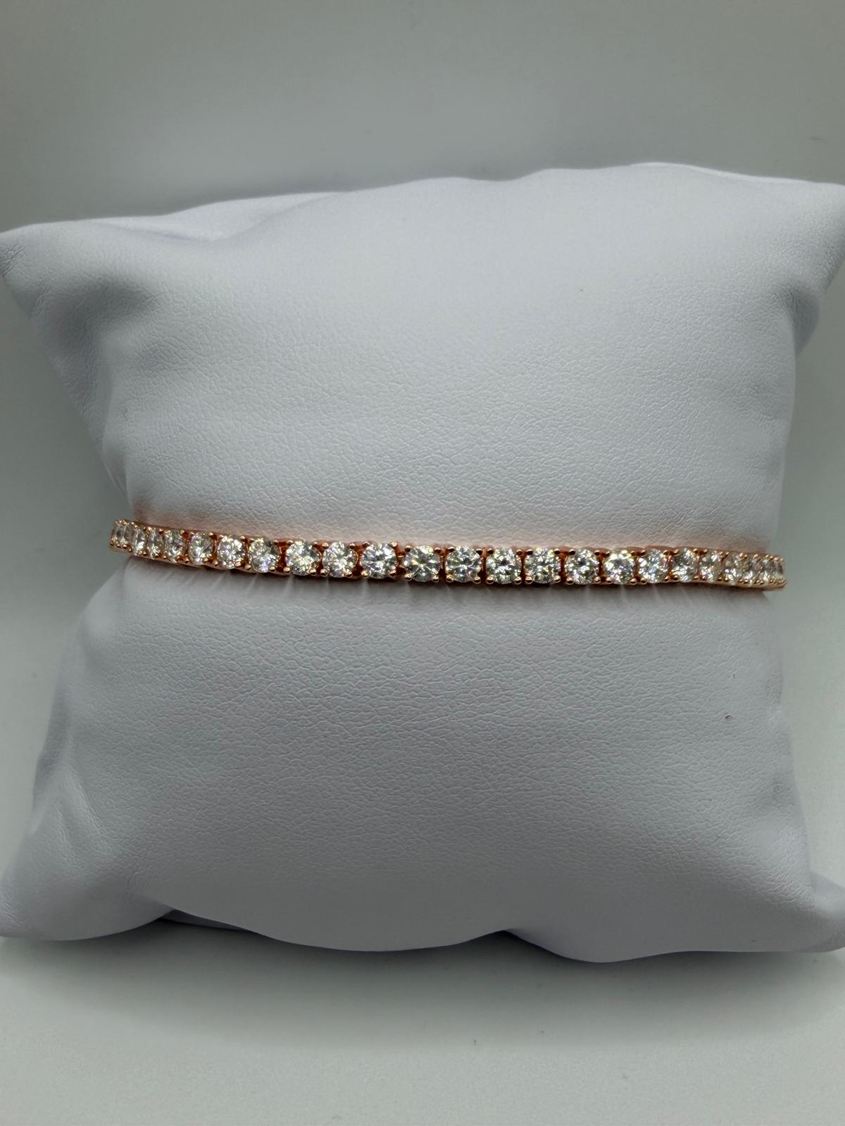 S925 MOISSANITE TENNIS BRACELET