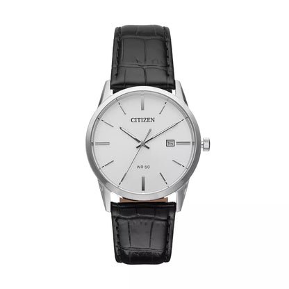 Citizen Black Leather Men's Watch BI5000-01A