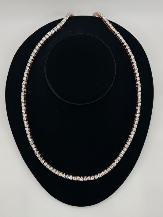 S925 MOISSANITE TENNIS CHAIN
